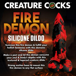 Creature Cocks Gode Fire Demon 17 x 5.3cm